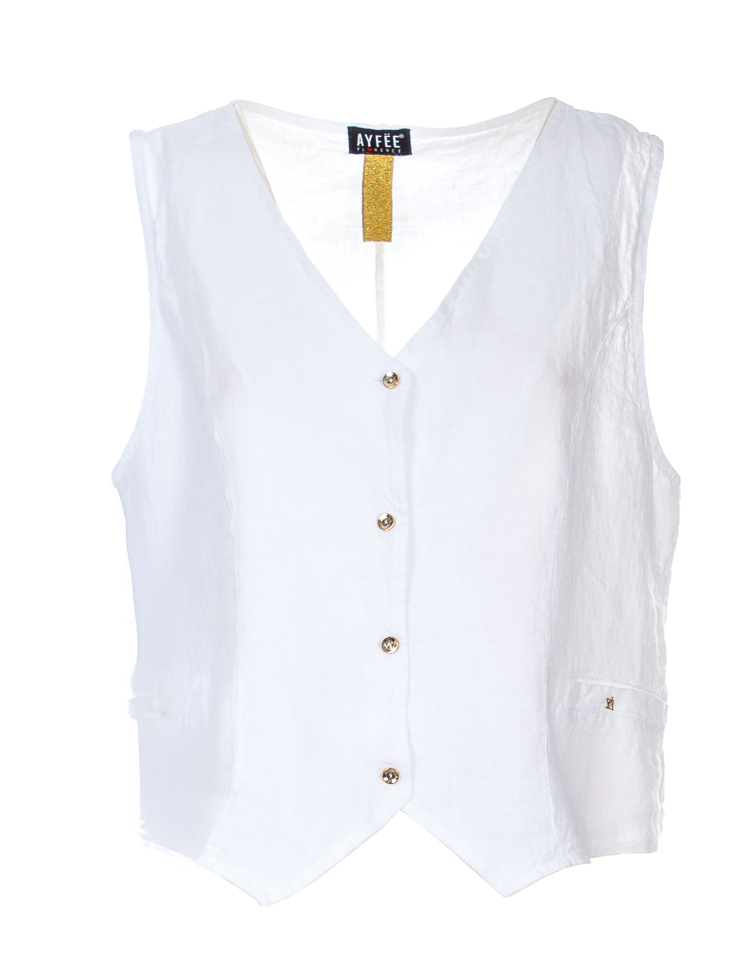 GILET, 3TG  - WHITE